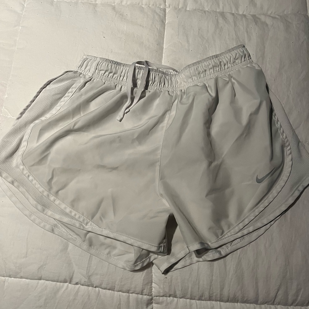White Nike Dri-Fit Shorts